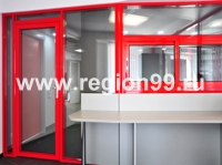 офисные перегородки в фирменном стиле ROCKWOOL